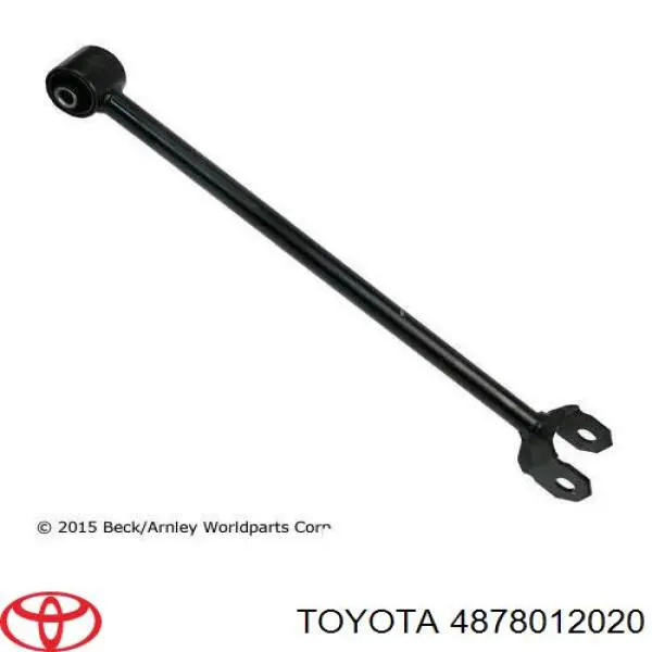 4878012020 Toyota palanca de soporte suspension trasera longitudinal inferior izquierda/derecha