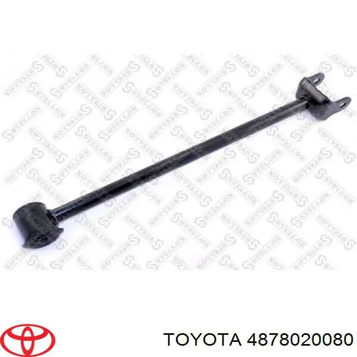 4878020080 Toyota palanca de soporte suspension trasera longitudinal inferior izquierda/derecha