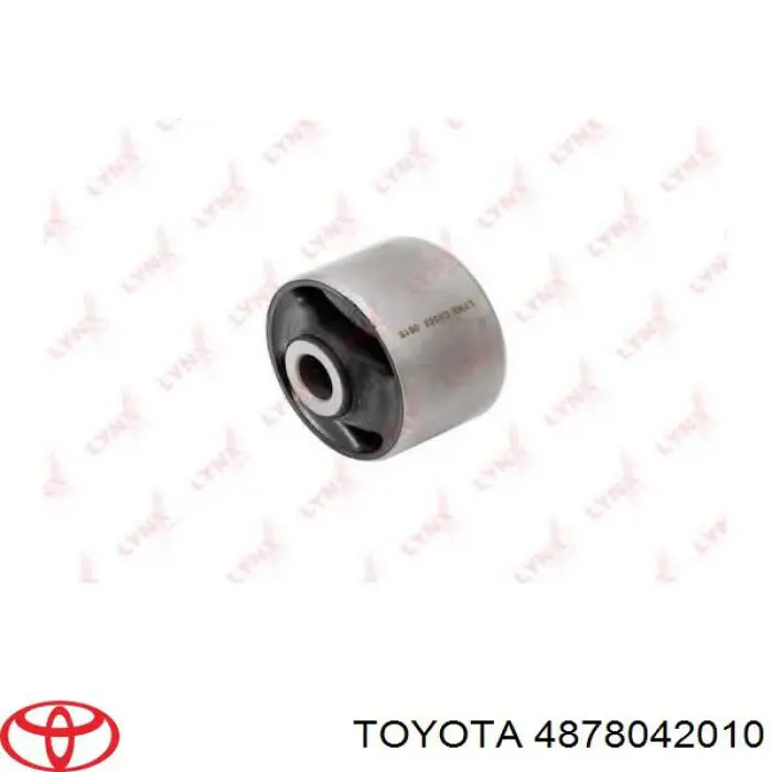 4878042010 Toyota barra oscilante, suspensión de ruedas, trasera izquierda