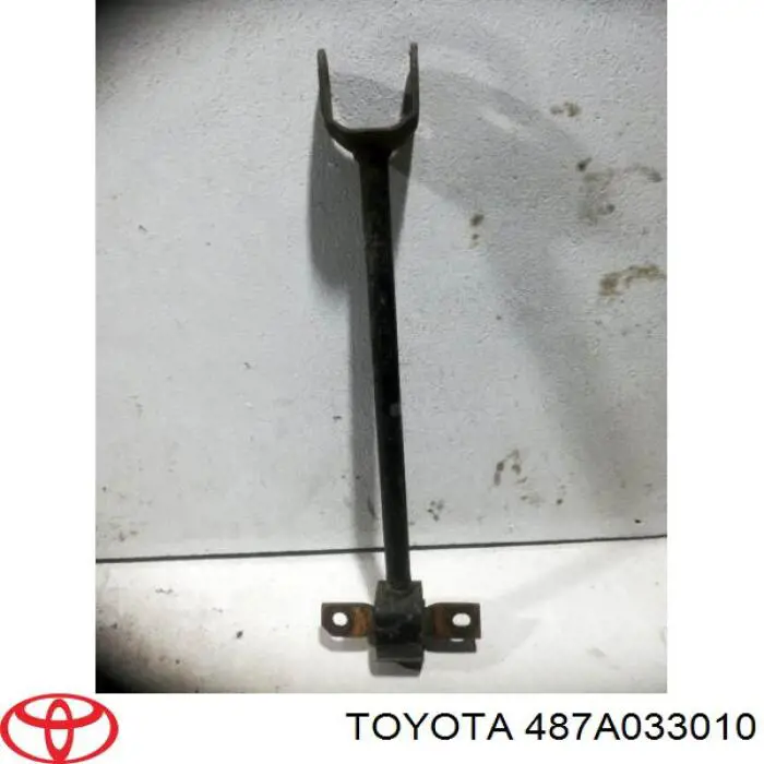 487A033010 Toyota barra de dirección, eje trasero, izquierda