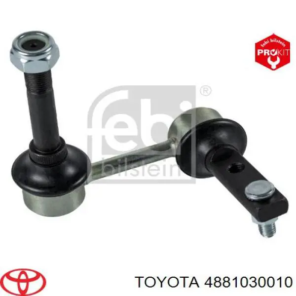 4881030010 Toyota barra estabilizadora delantera izquierda