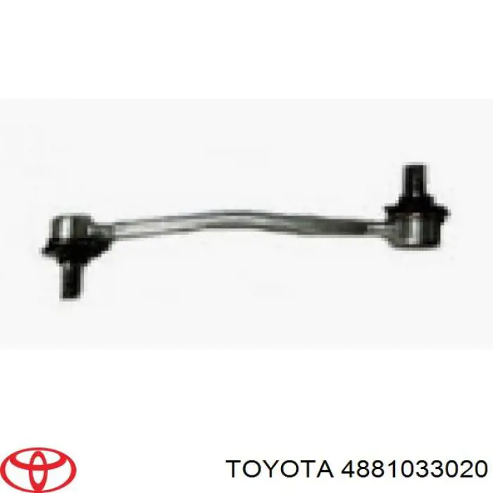 4881033020 Toyota barra estabilizadora delantera izquierda