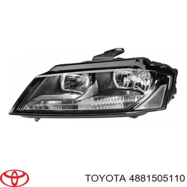Soporte estabilizador, Eje delantero Toyota 4881505110