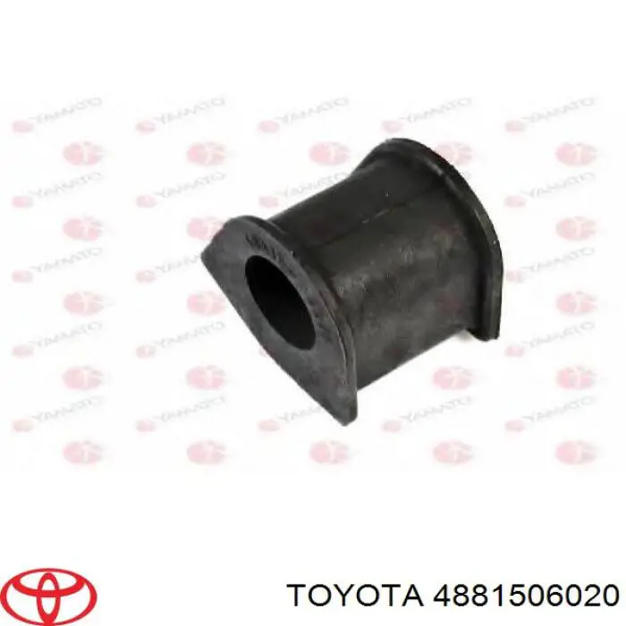 4881506010 Toyota casquillo de barra estabilizadora delantera