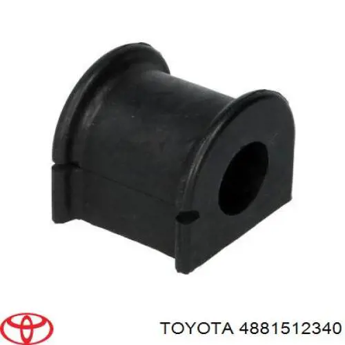 Buje de barra estabilizadora delantera 4881512340 Toyota