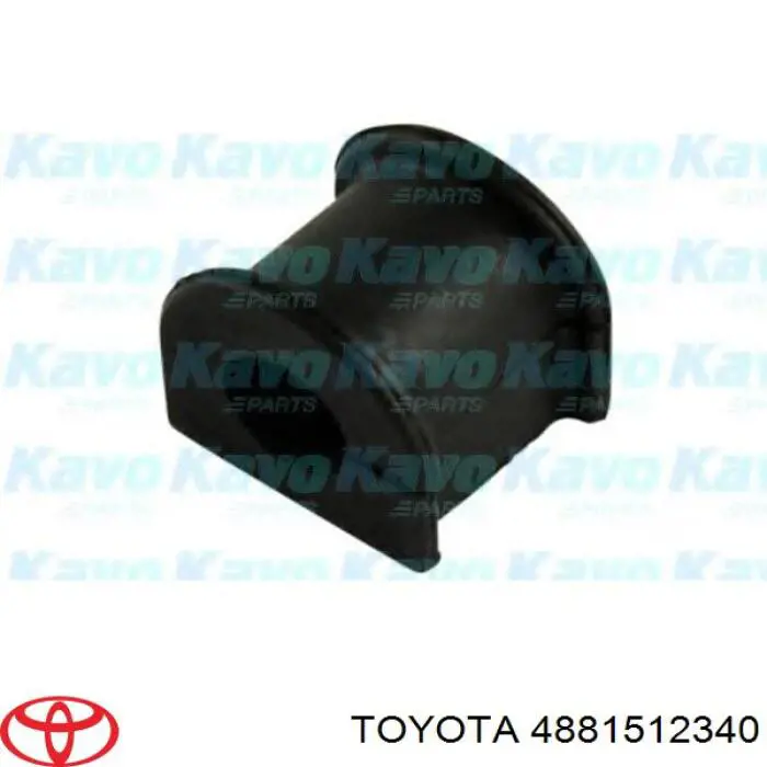 4881512340 Toyota casquillo de barra estabilizadora delantera