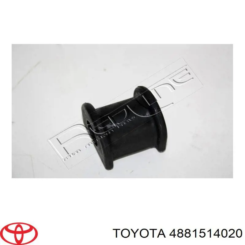 4881514020 Toyota casquillo de barra estabilizadora delantera