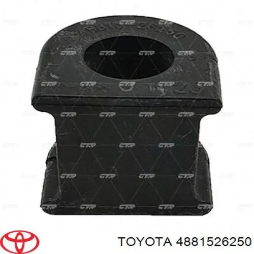 Soporte, estabilizador eje trasero Toyota 4881526250