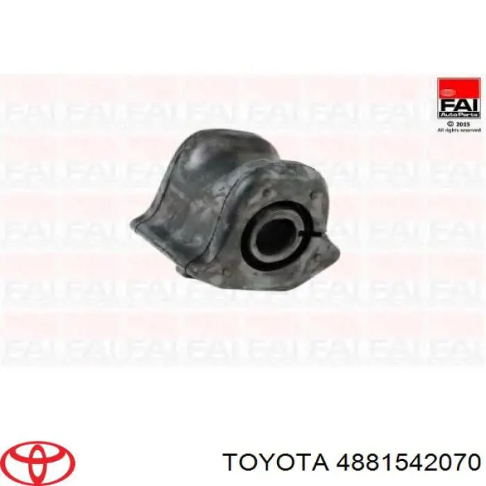 4881542070 Toyota Buje estabilizador delantero izquierdo