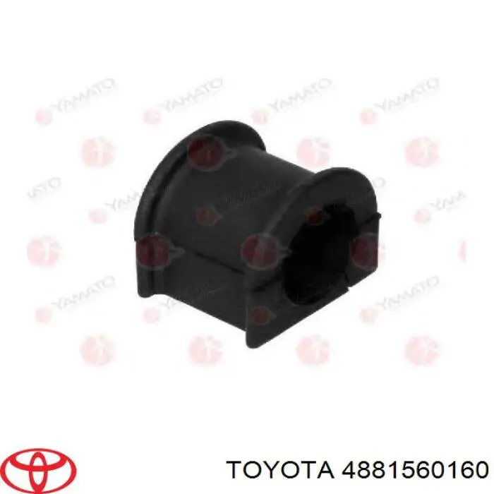 4881560160 Toyota casquillo de barra estabilizadora delantera