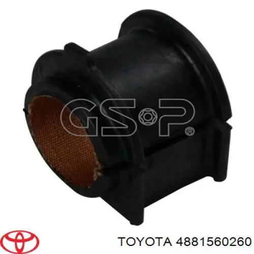 4881560260 Toyota Buje de barra estabilizadora delantera