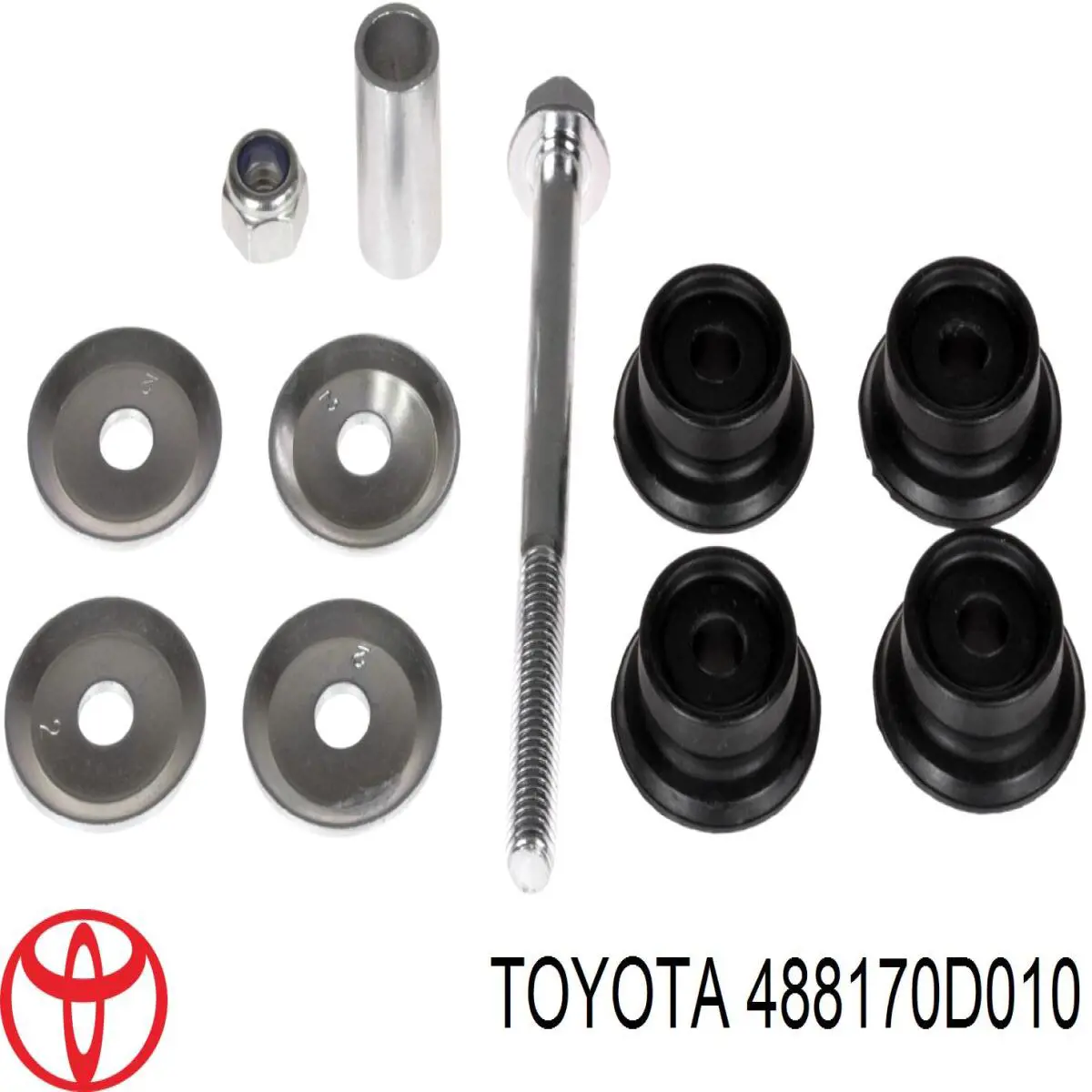 488170D010 Toyota casquillo del soporte de barra estabilizadora delantera