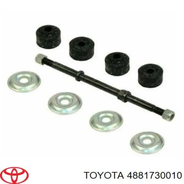 4881730010 Toyota casquillo del soporte de barra estabilizadora trasera