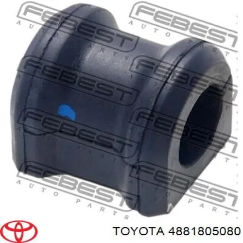 4881805080 Toyota casquillo de barra estabilizadora trasera