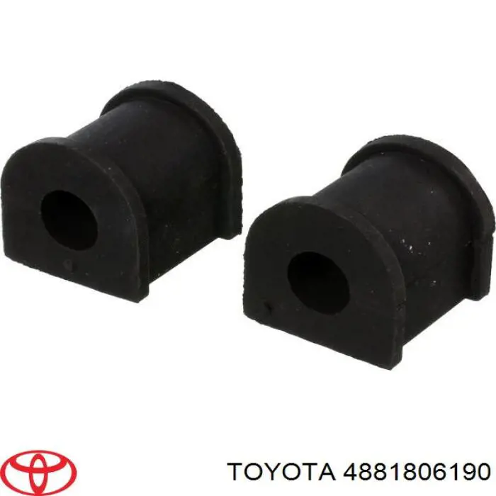 4881806190 Toyota casquillo de barra estabilizadora trasera