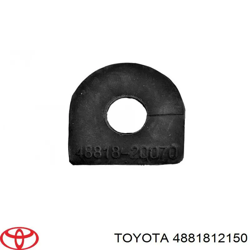 Soporte, estabilizador eje trasero Toyota 4881812150
