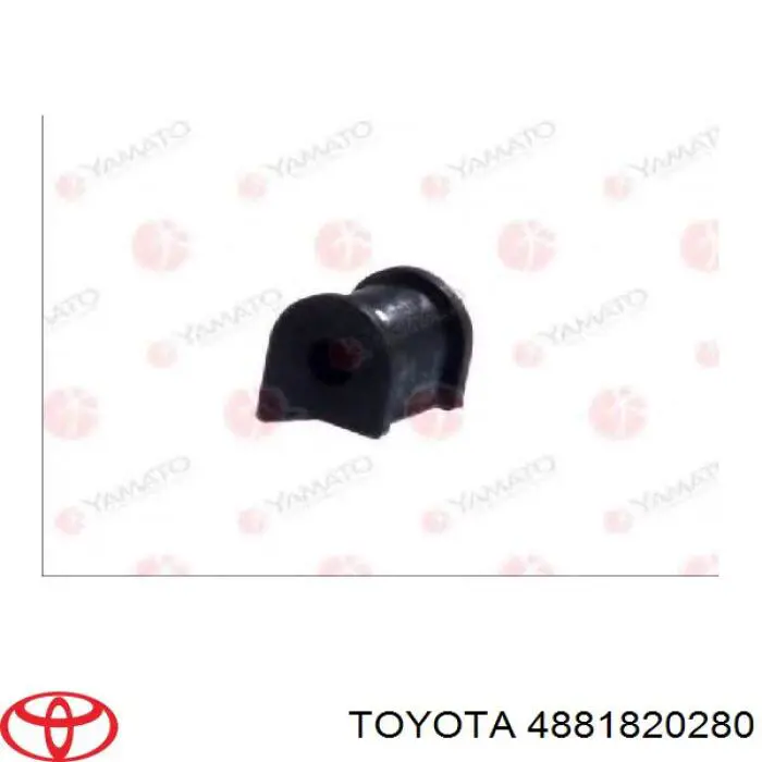 Buje de barra estabilizadora trasera Toyota 4881820280 precio, desde 2,66 EUR