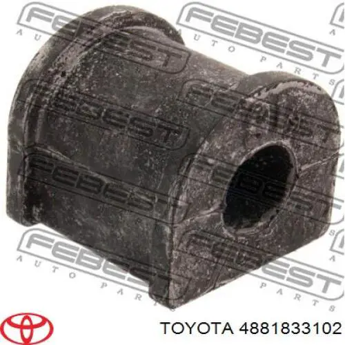 4881833102 Toyota Buje de barra estabilizadora trasera