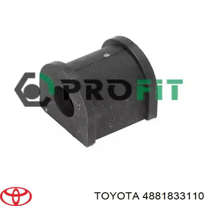 4881833110 Toyota casquillo de barra estabilizadora trasera