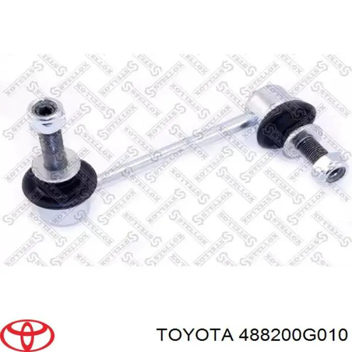 488200G010 Toyota barra estabilizadora delantera derecha