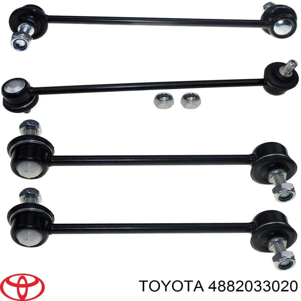 Bieleta estabilizadora delantera derecha 4882033020 Toyota