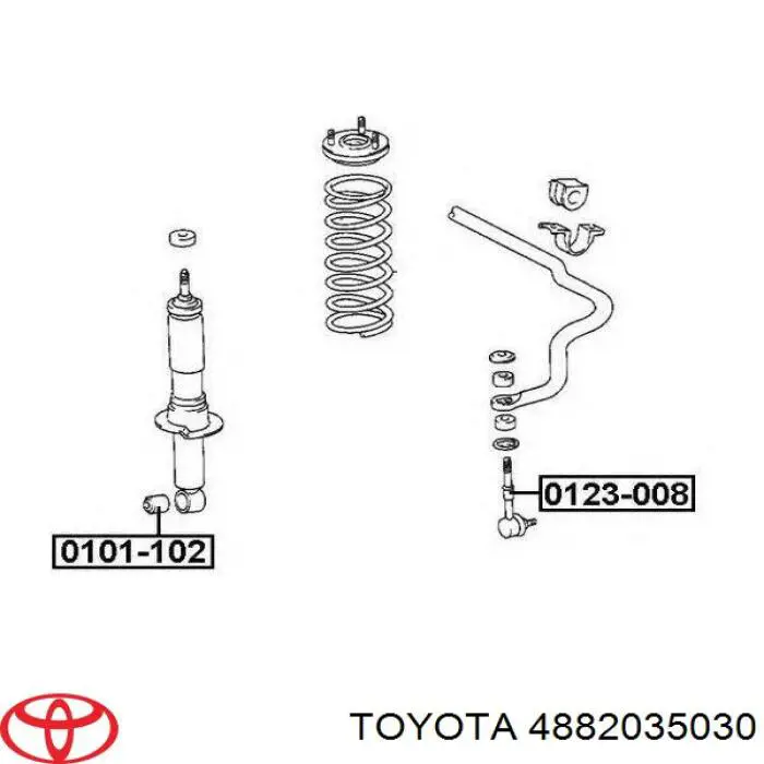 Comprar 4882035030 Toyota Bieleta estabilizadora delantera