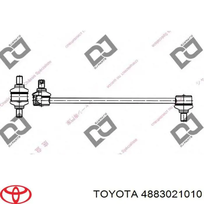 4883021010 Toyota soporte de barra estabilizadora trasera