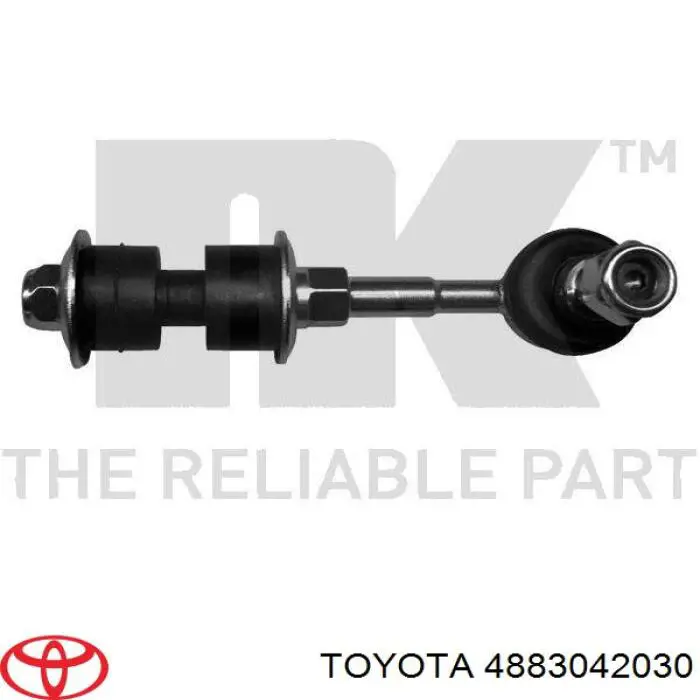 4883042030 Toyota soporte de barra estabilizadora trasera