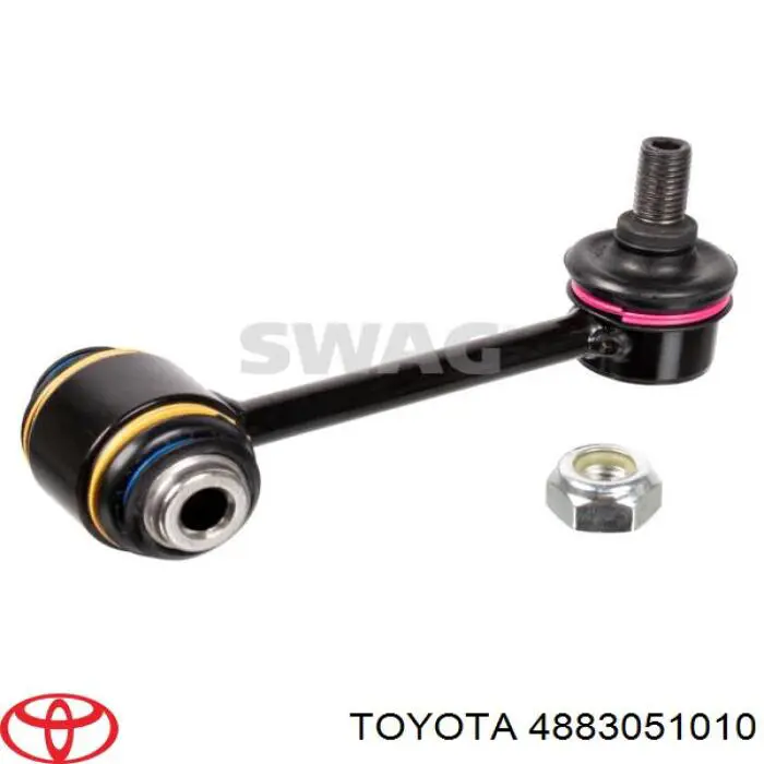 4883051010 Toyota soporte de barra estabilizadora trasera