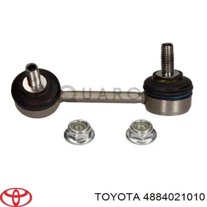 4884021010 Toyota barra estabilizadora trasera izquierda