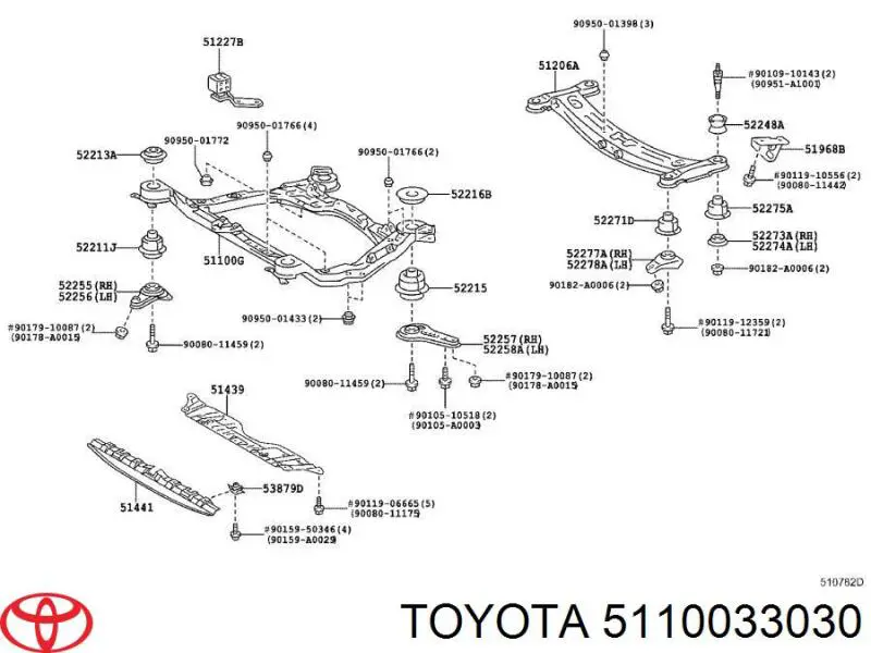 Comprar Puente delantero Toyota Camry IV V20