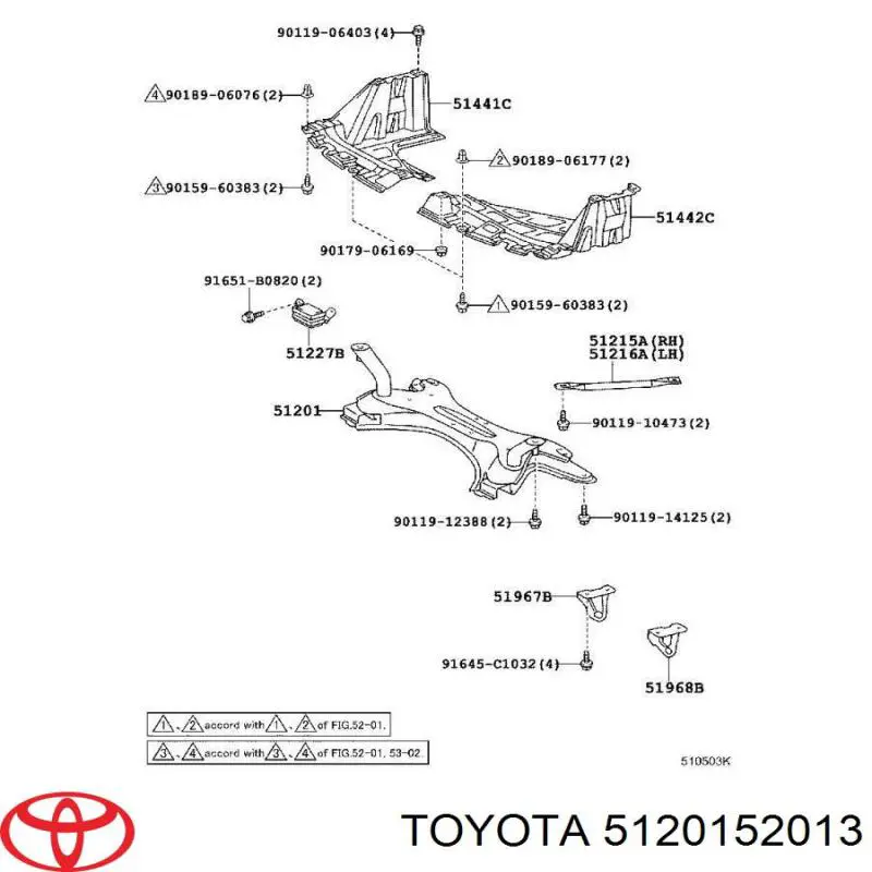 Subchasis delantero soporte motor Toyota 5120152011 precio, desde 398,06 EUR