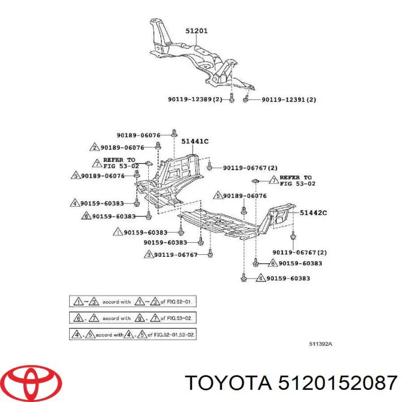 Comprar 5120152087 Toyota Puente delantero