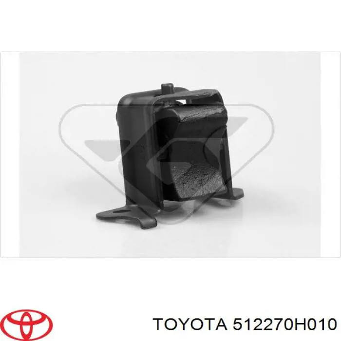 512270H010 Toyota bloqueo silencioso (almohada De La Viga Delantera (Bastidor Auxiliar))