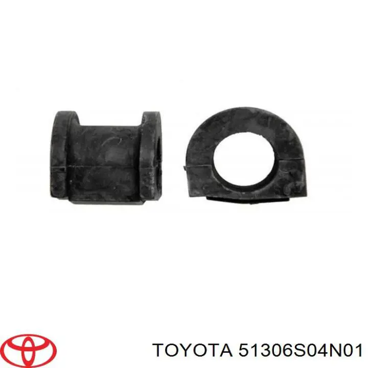 51306S04N01 Toyota casquillo de barra estabilizadora delantera