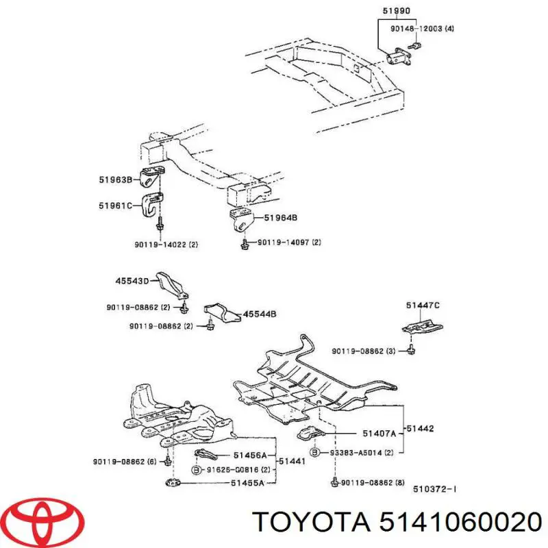 Protección de cárter Toyota Land Cruiser 100 SUV (J10) (1998 - 2005) precio, desde 500,32 EUR