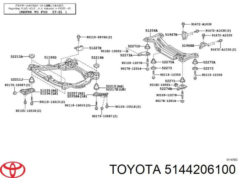 5144206100 Toyota