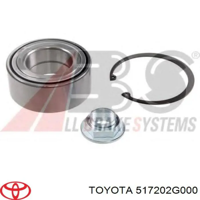 517202G000 Toyota cojinete de rueda delantero