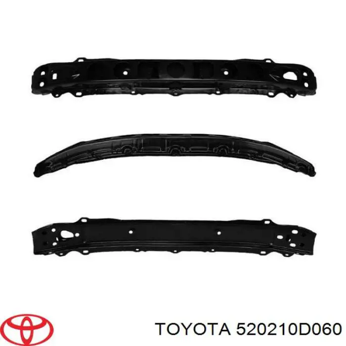 Refuerzo de parachoques delantero Toyota 520210D060 precio, desde 52,56 EUR