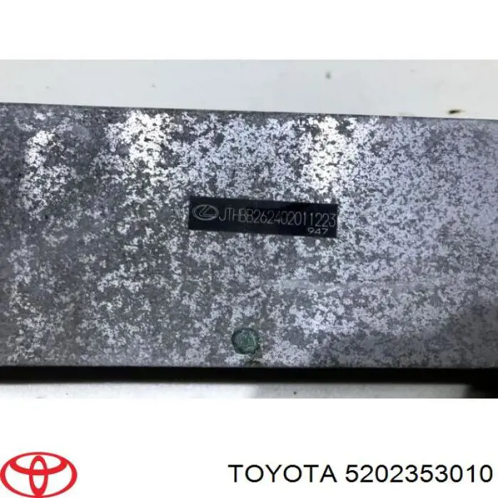 Refuerzo paragolpes trasero Toyota 5202353010