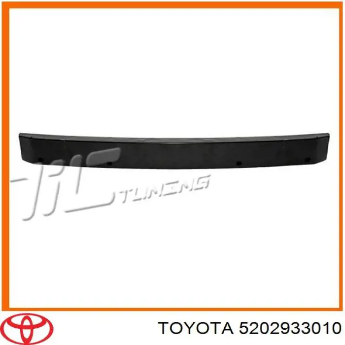 Refuerzo paragolpes delantero para Toyota Camry (V10)