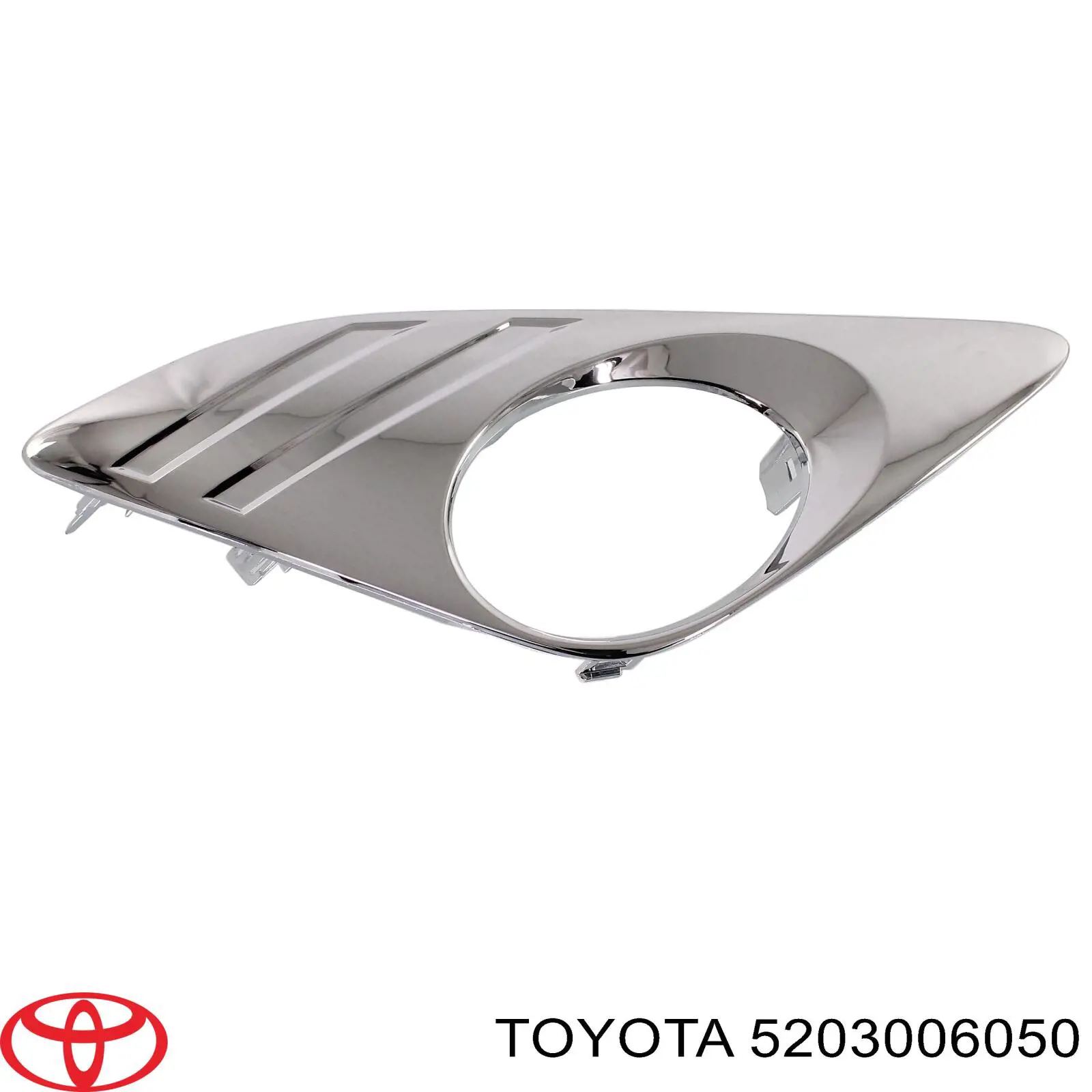 Rejilla de ventilación, parachoques trasero, derecha para Toyota Camry (V40)