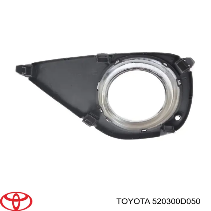 Rejilla de luz antiniebla delantera derecha para Toyota Yaris (P13)