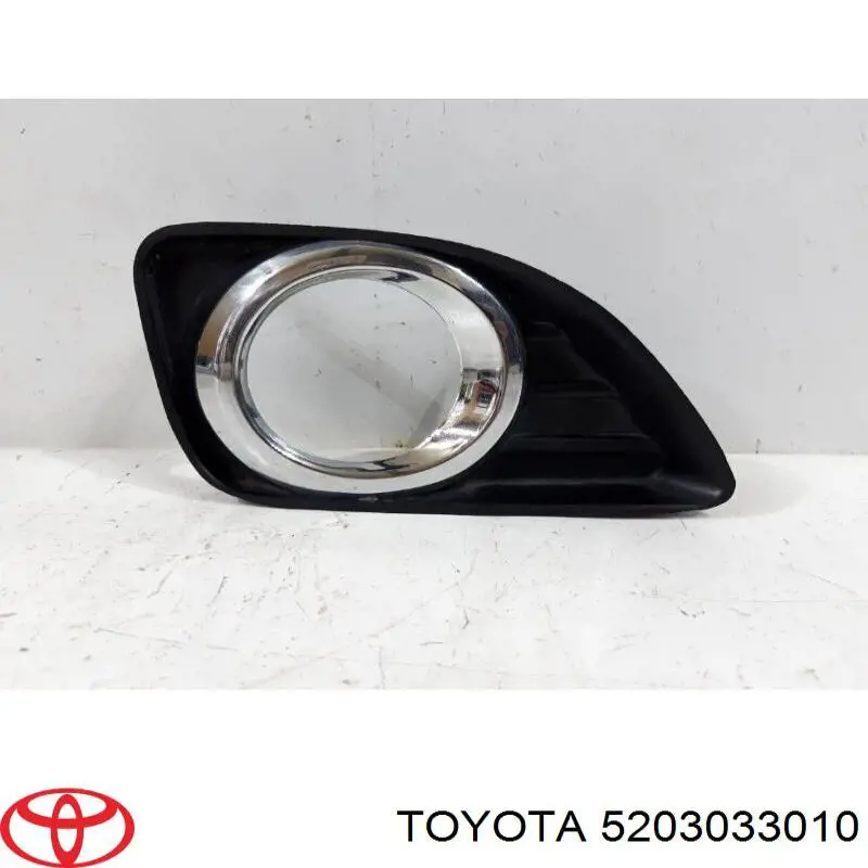 5203033010 Toyota rejilla de antinieblas delantera derecha