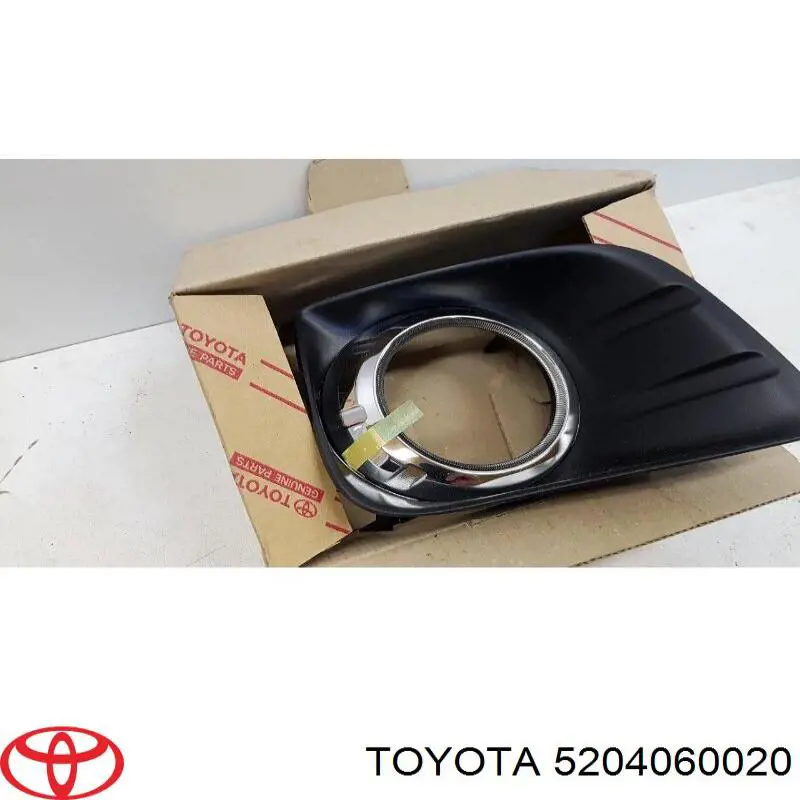 5204060020 Toyota rejilla de antinieblas delantera izquierda