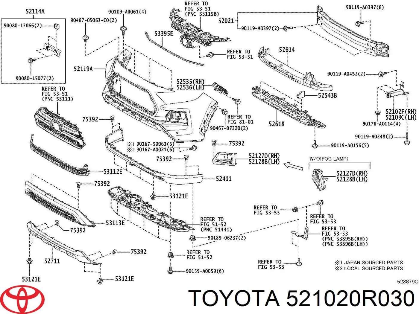 521020R030 Toyota