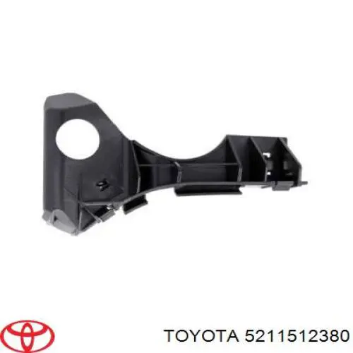 Soporte de paragolpes delantero derecho para Toyota Corolla (E12)