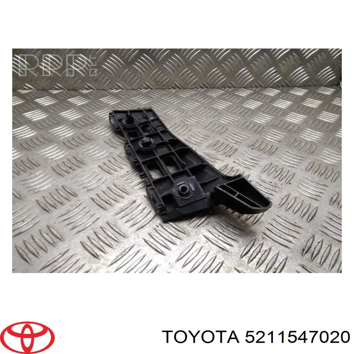 5211547020 Toyota soporte de parachoques delantero exterior derecho