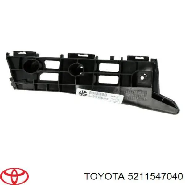 5211547020 Toyota soporte de parachoques delantero exterior derecho