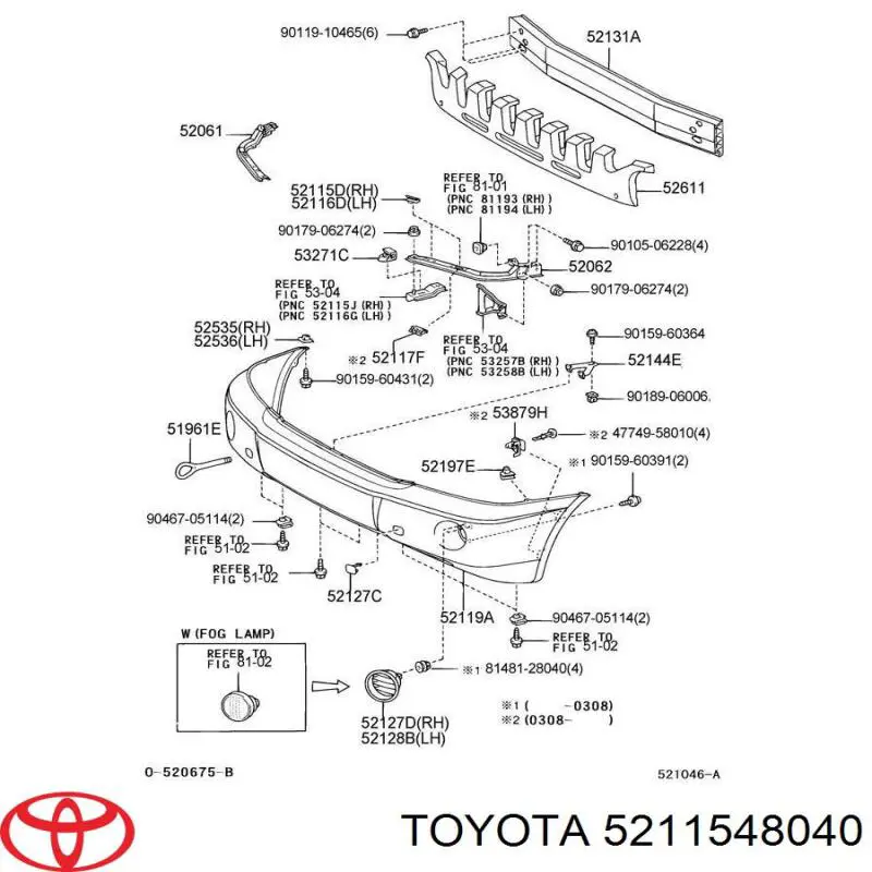 5211548040 Toyota